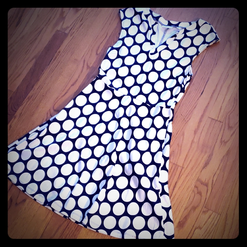 Navy blue and Black Dress